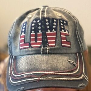 Shyanne Blue Denim Cap